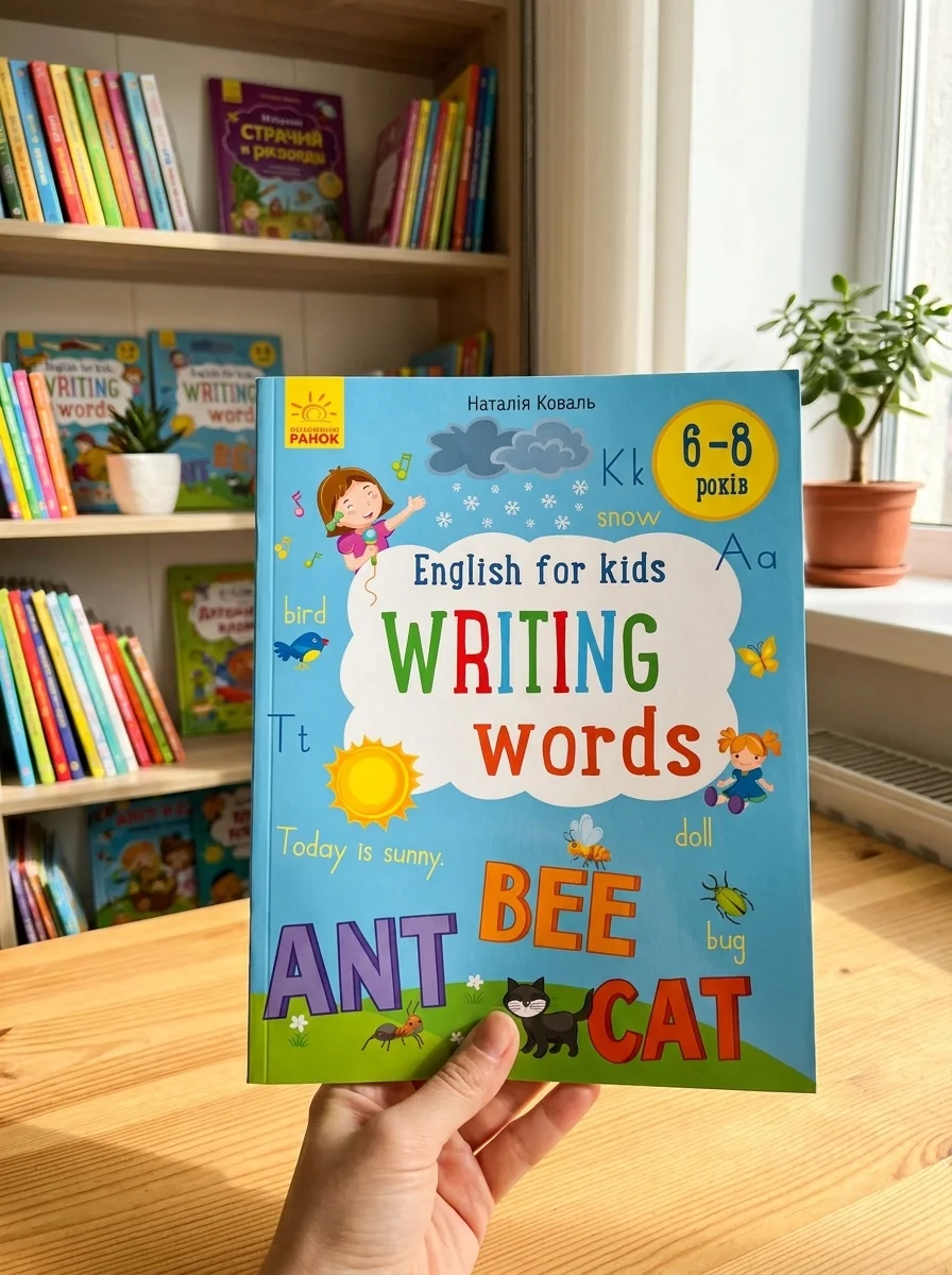 English for Kids. Writing words — Розвивальні книги