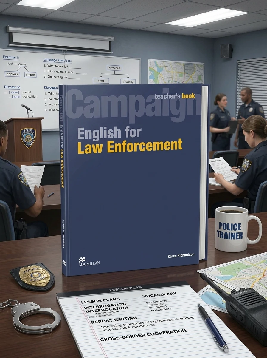 English For Law Enforcement. Teacher's Book — Карен Річардсон, обкладинка