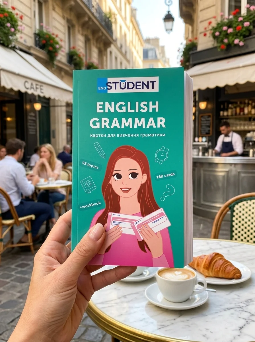 English Grammar. 168 карток, обкладинка