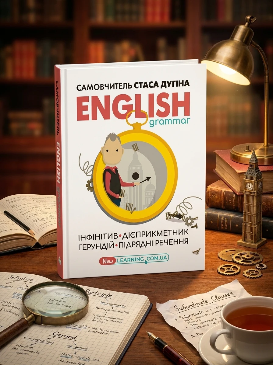 English grammar. Інфінітив, дієприкметник, герундій, підрядні речення — Вивчення мов