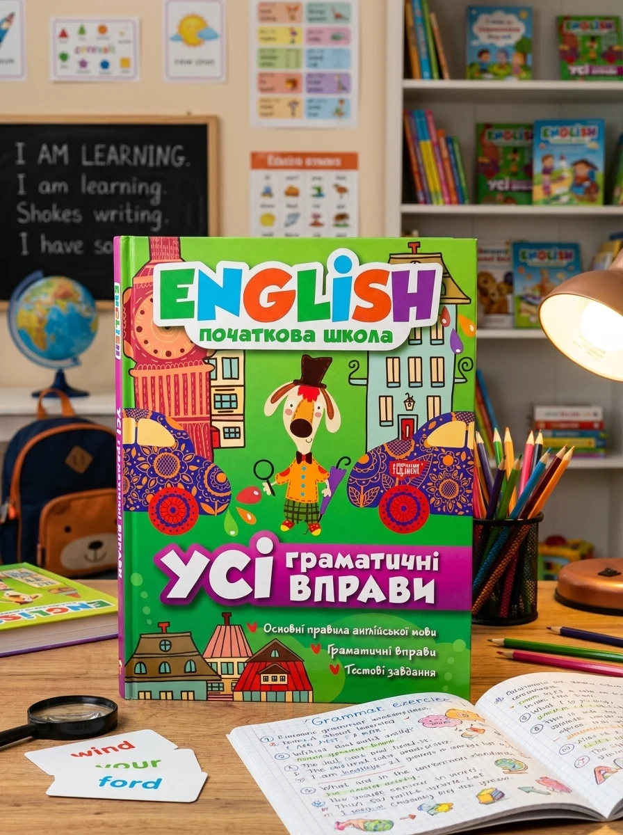 English. Початкова школа. Усі граматичні вправи — Вивчення мов