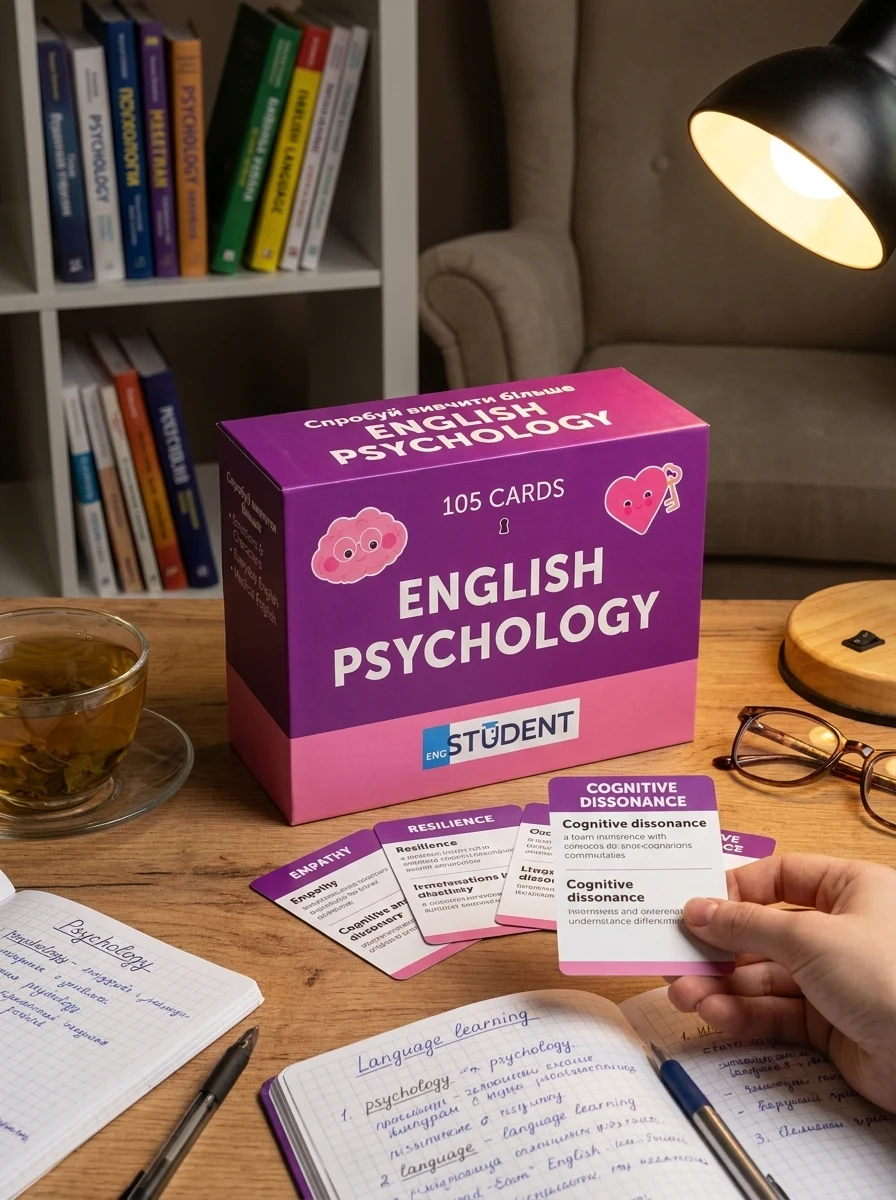 English psychology. 105 карток — Вивчення мов