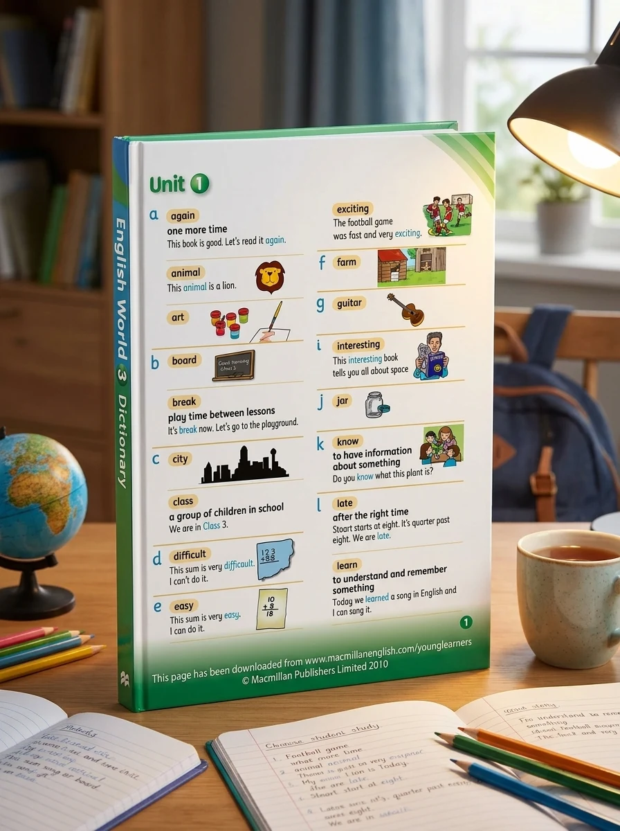 English World 3. Dictionary — Вивчення мов