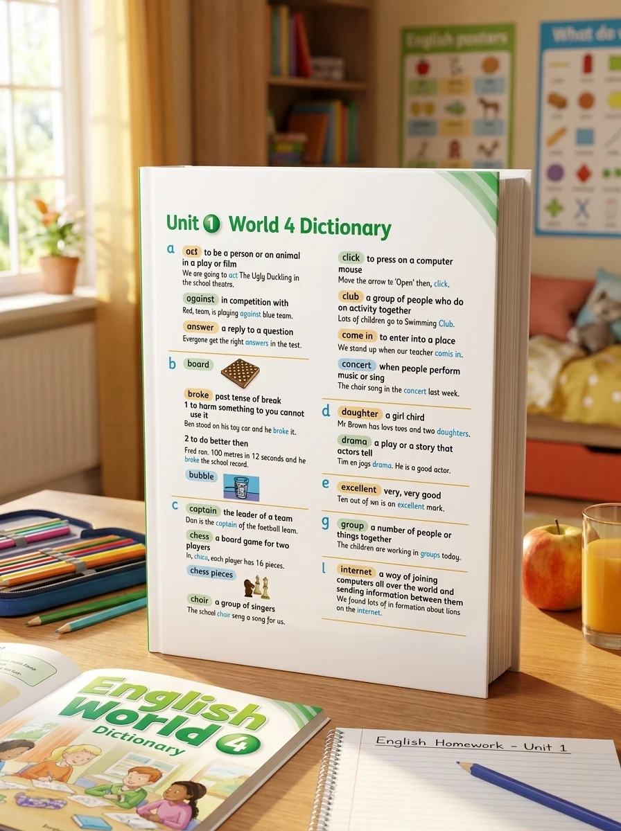 English World 4. Dictionary