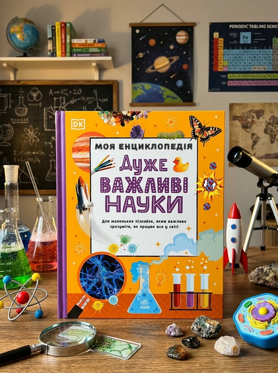 Енциклопедії DK. Моя енциклопедія. Дуже важливі науки — Дитяча література