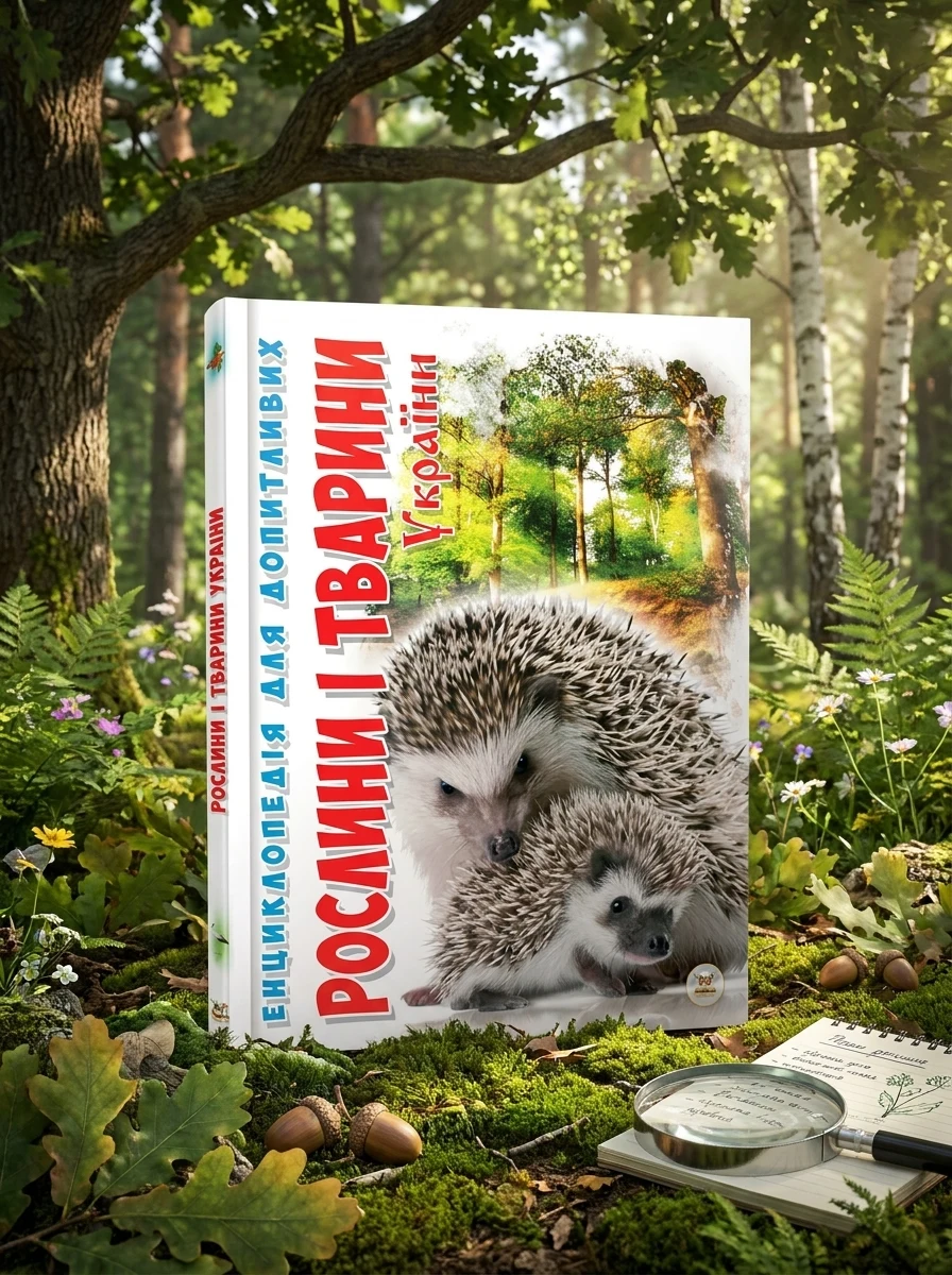 Енциклопедія для допитливих А5 : Рослини і тварини України (Українська ) — Дитяча література