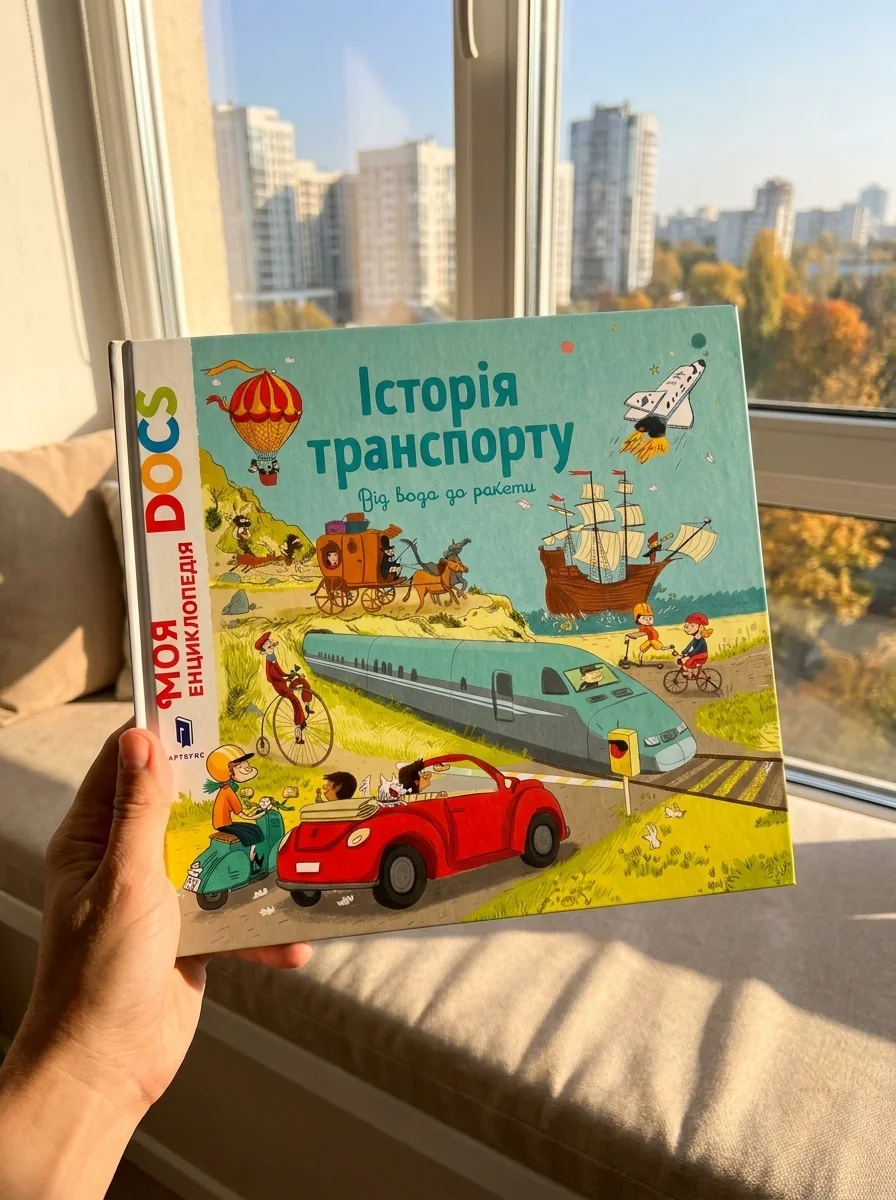 Енциклопедія DOCs. Історія транспорту — Дитяча література