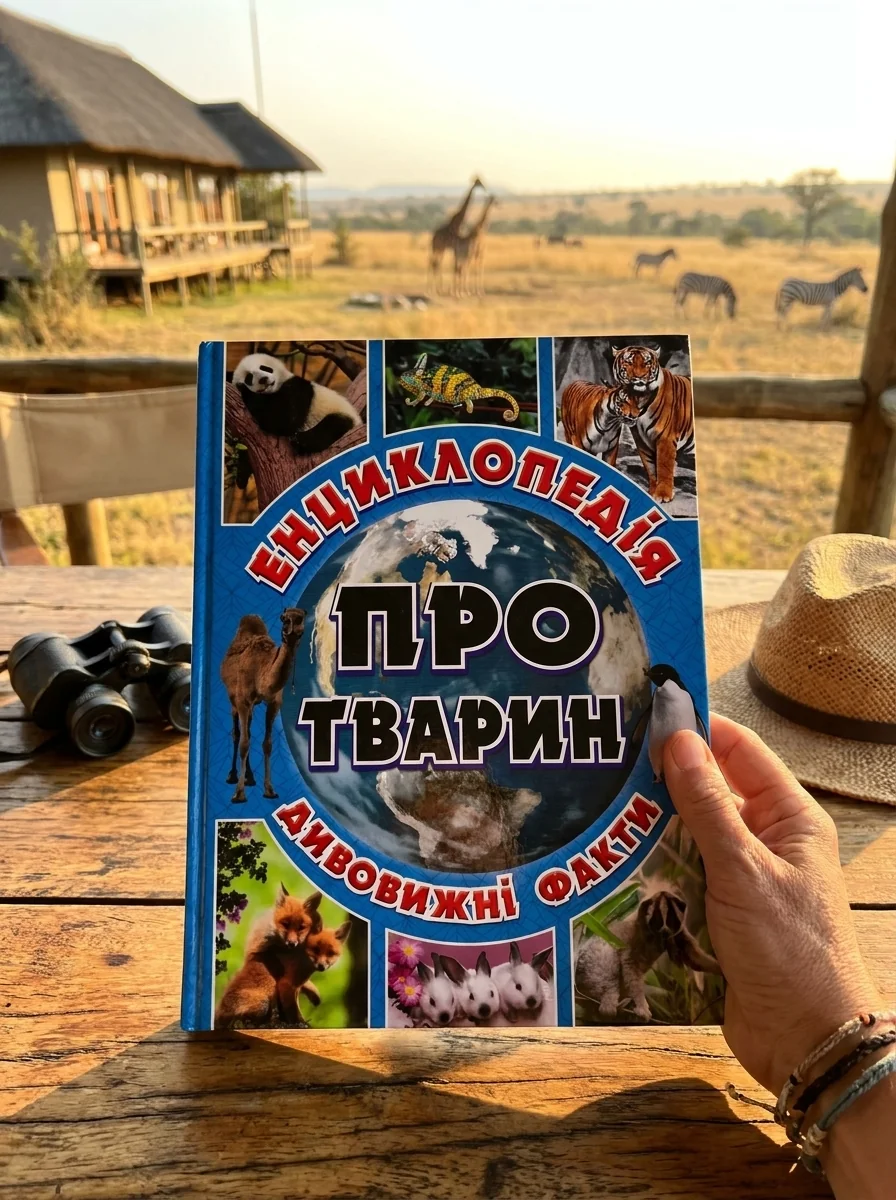 Енциклопедія про тварин. Дивовижні факти (синя обкладинка) — Карпенко Юлія., обкладинка