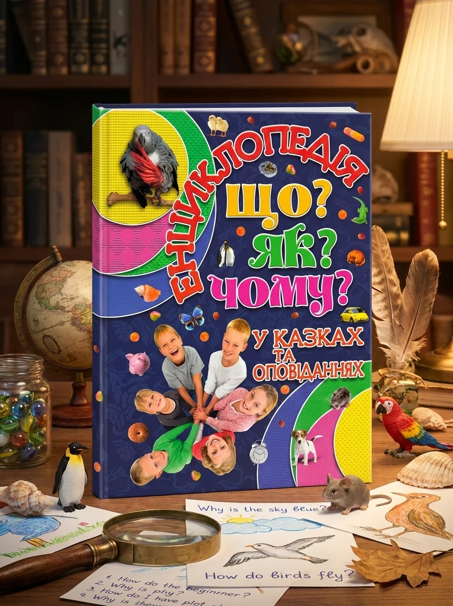 Енциклопедія. Що? Як? Чому? Синя, обкладинка
