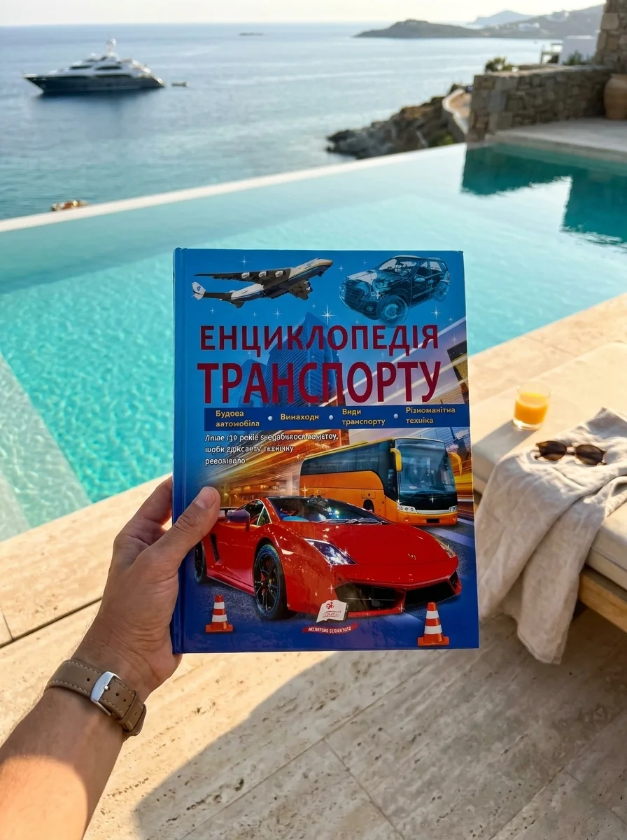 Енциклопедія транспорту — Шаповалов Дмитро, обкладинка