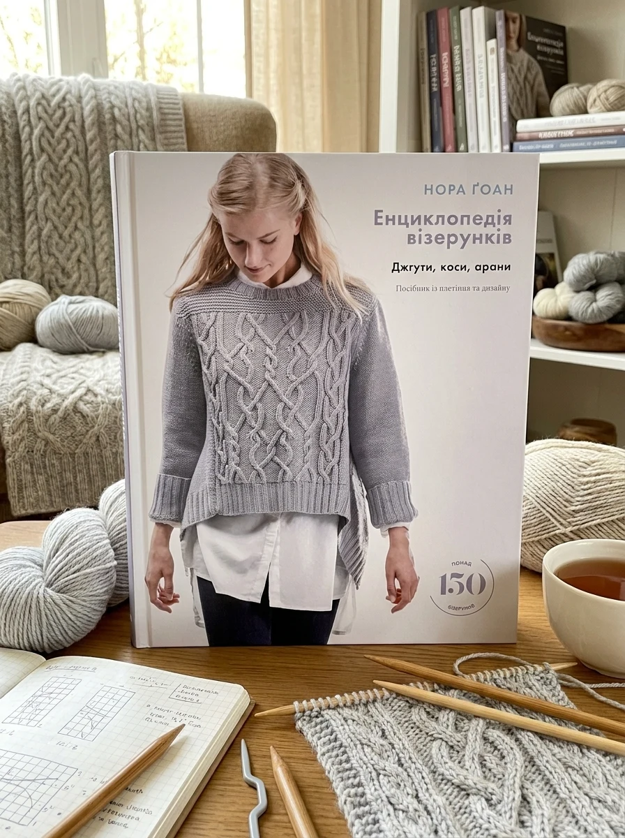 Енциклопедія візерунків. Джгути, коси, арани. Посібник із плетіння та дизайну — Дім, сім'я, релігія