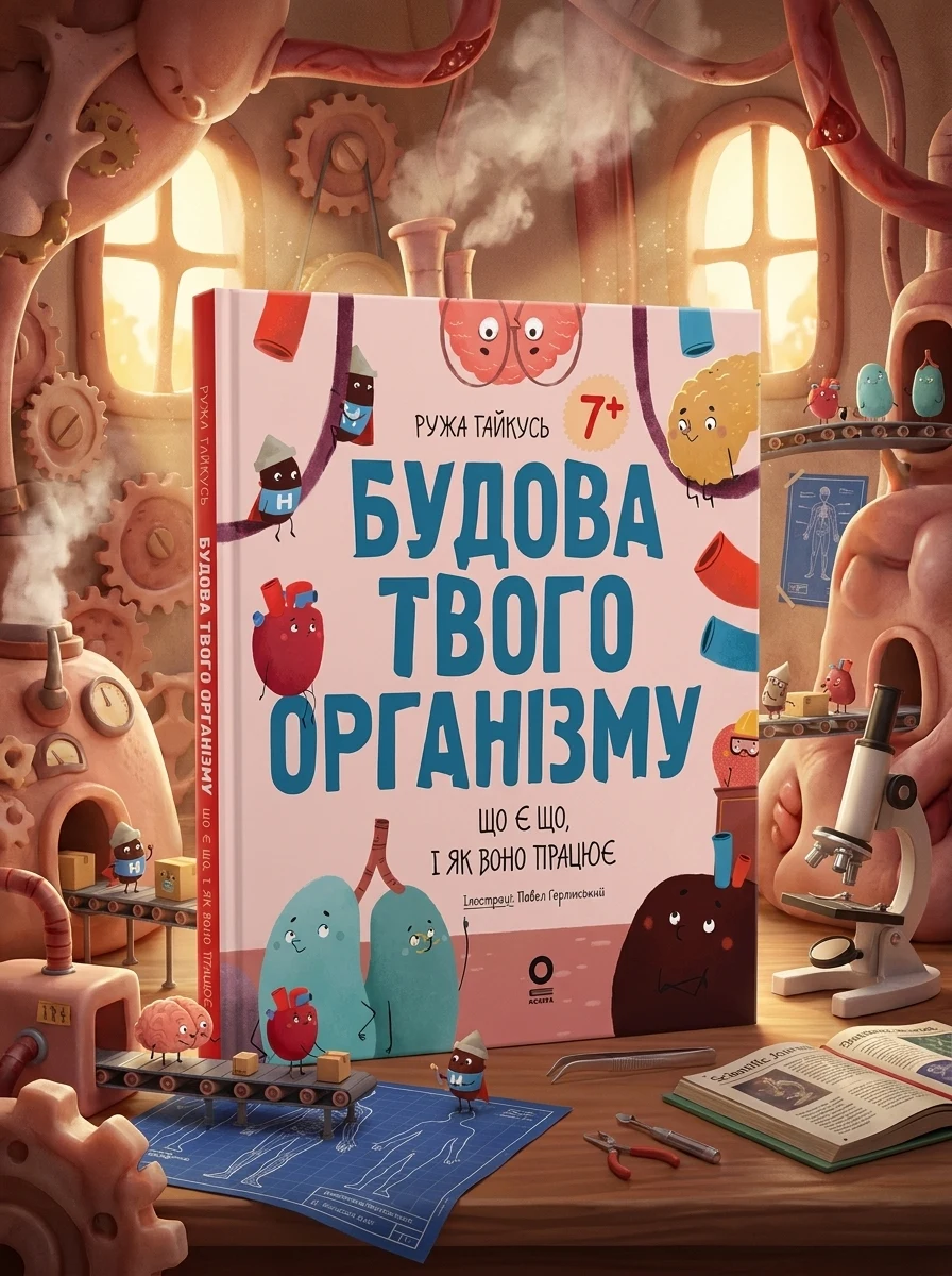 Енциклопедія Будова твого організму. Що є що і як воно працює — Дитяча література