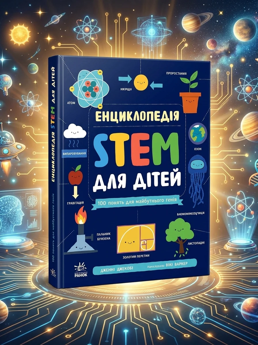 Енциклопедія STEM для дітей 100 понять майбутнього генія — Дитяча література