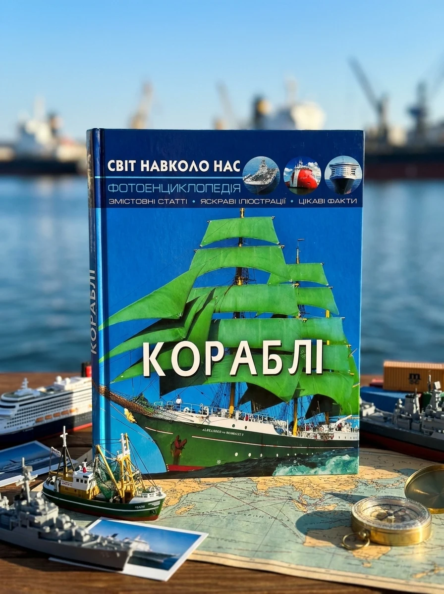 ЕНЦИКЛОПЕДІЯ Світ навколо нас Кораблі Кристалбук — Дитяча література
