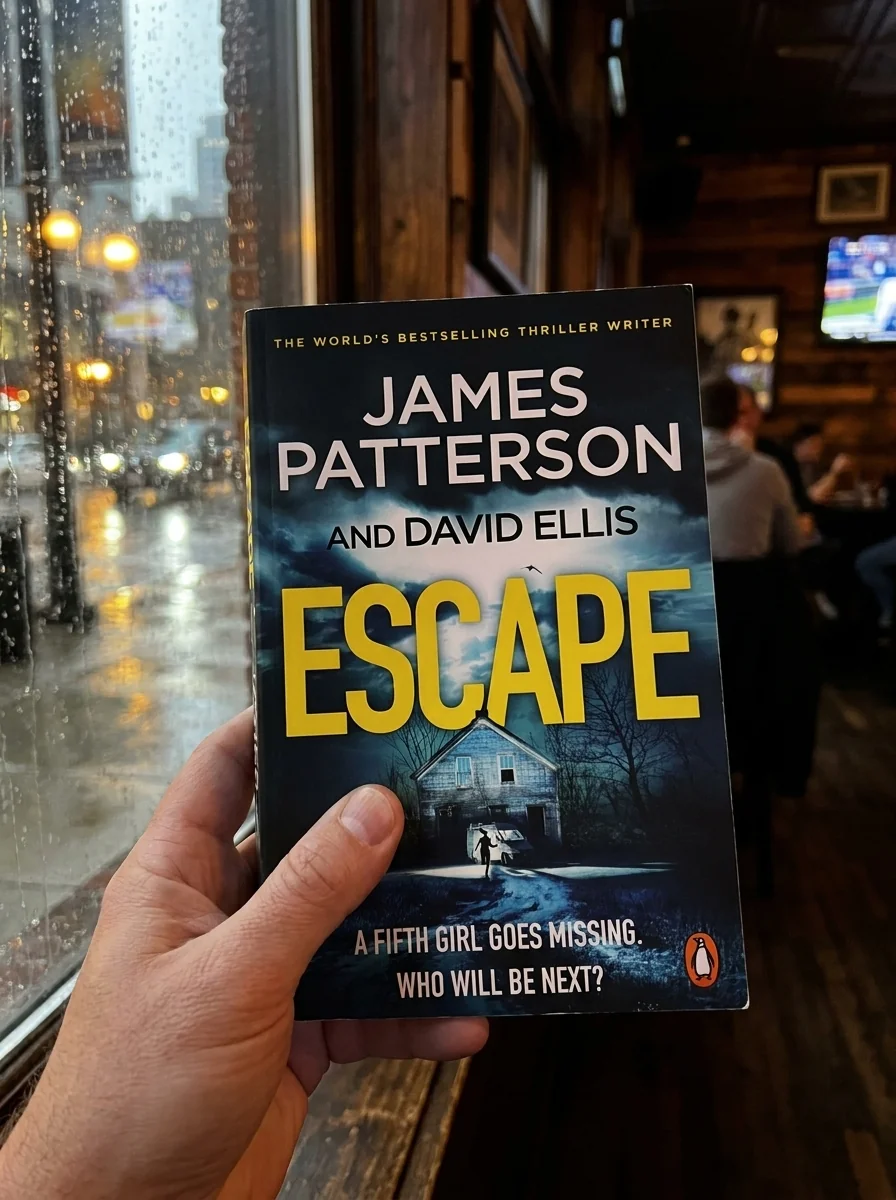 Escape. One killer. Five victims. Who will be next? Billy Harney Thrillers. Book 3 — Джеймс Паттерсон, обкладинка