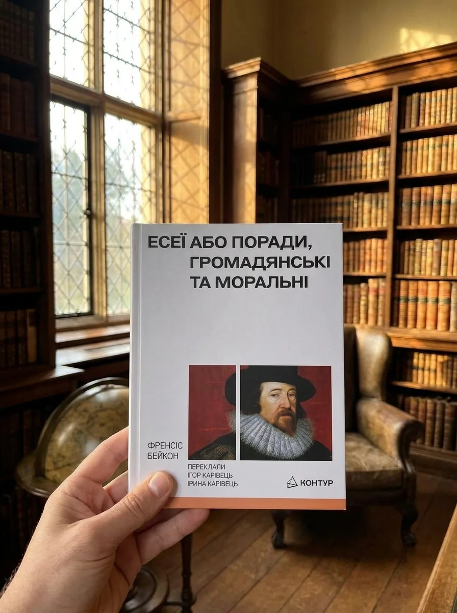Есеї або поради моральні та громадянські — Френсіс Бейкон, обкладинка