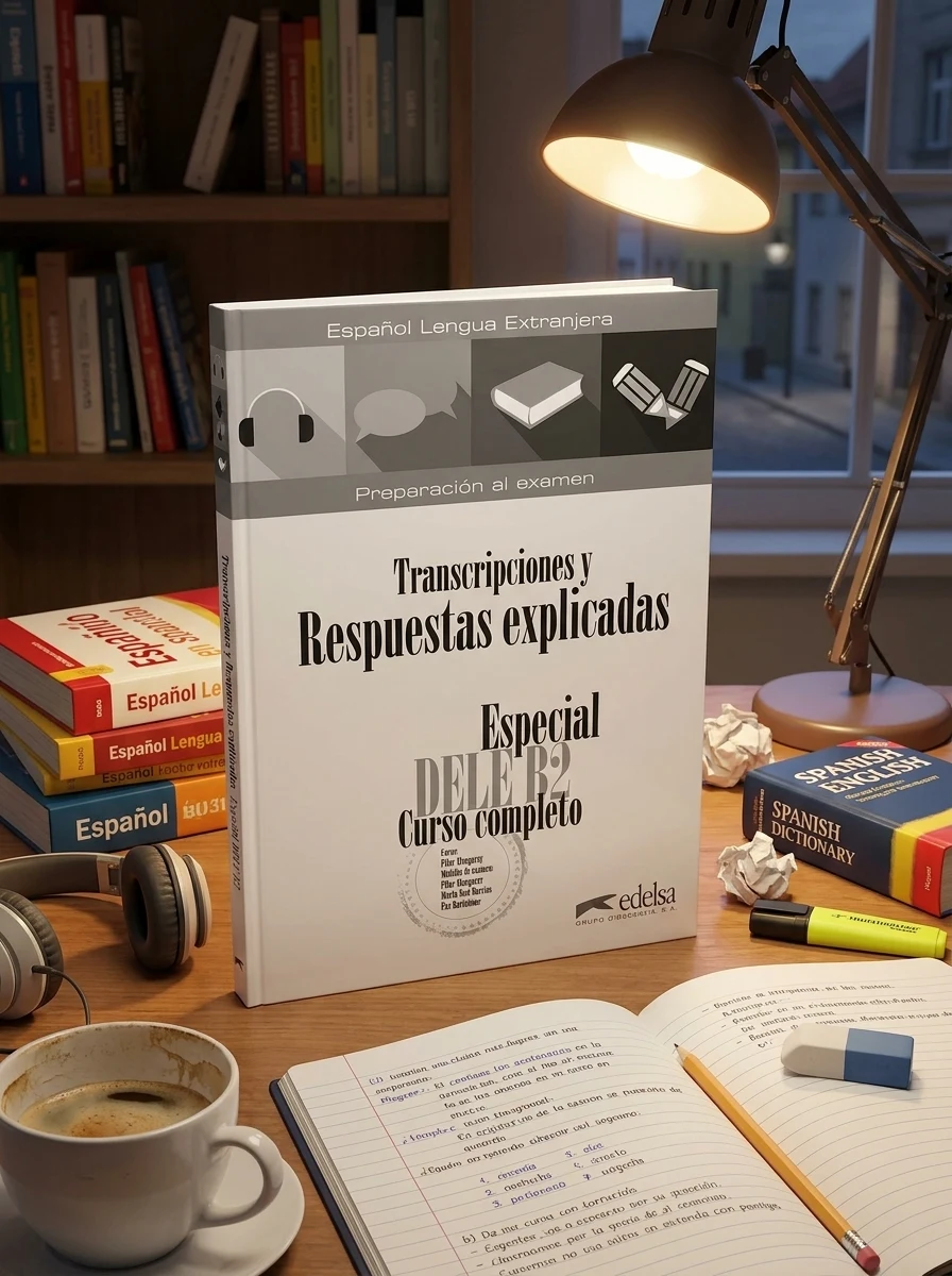 Especial DELE B2. Curso Completo. Transcripciones y Respuestas