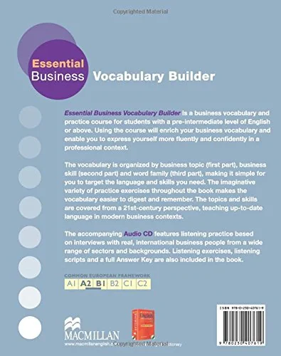 Essential Business Vocabulary Builder: Students Book Pack British English