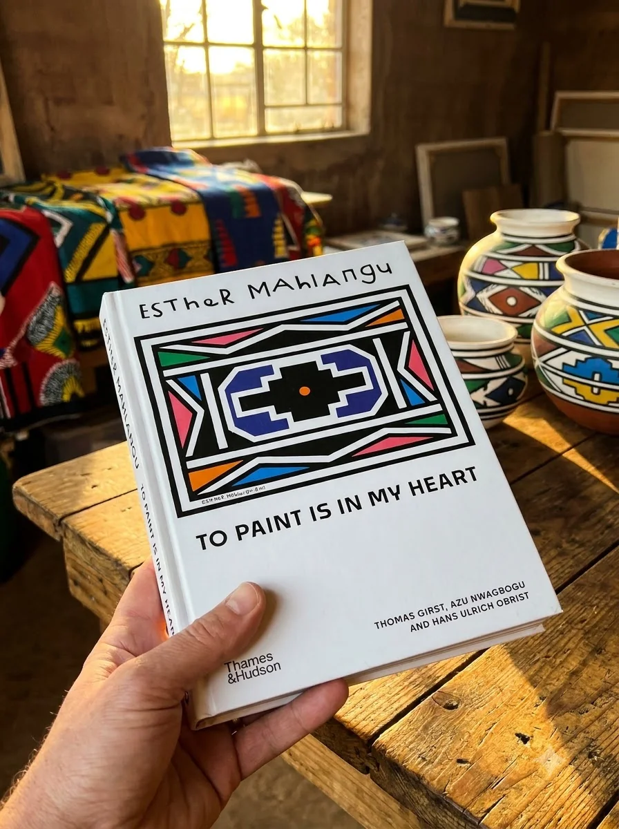 Esther Mahlangu. To Paint is in My Heart — Ганс Ульріх Обріст, обкладинка