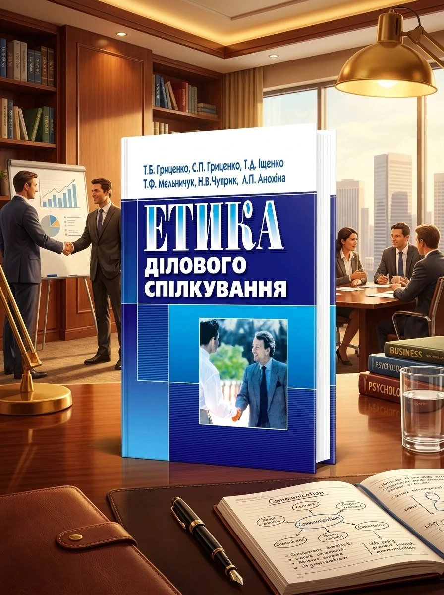 Етика ділового спілкування — Гриценко Т. Б., обкладинка