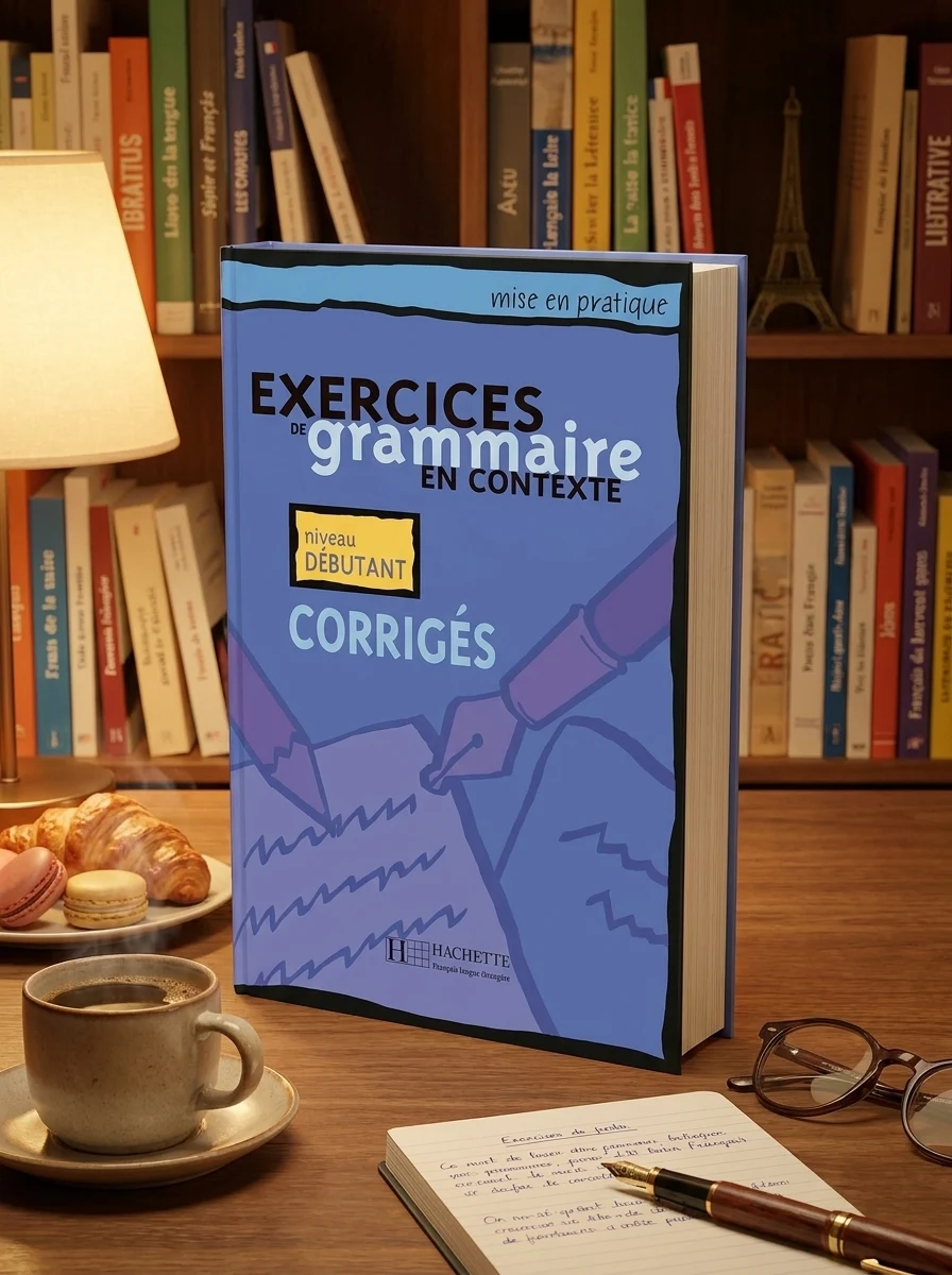 Exercices de grammaire en contexte. Corriges A1 - niveau debutant — Вивчення мов