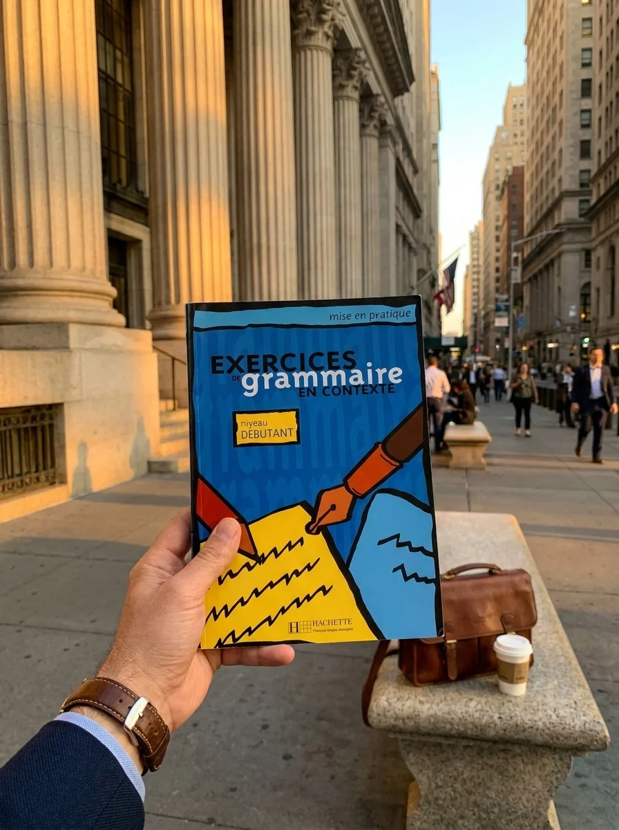 Exercices de grammaire en contexte. Livre de l'eleve A1 - niveau debutant — Anne Akyuz, обкладинка