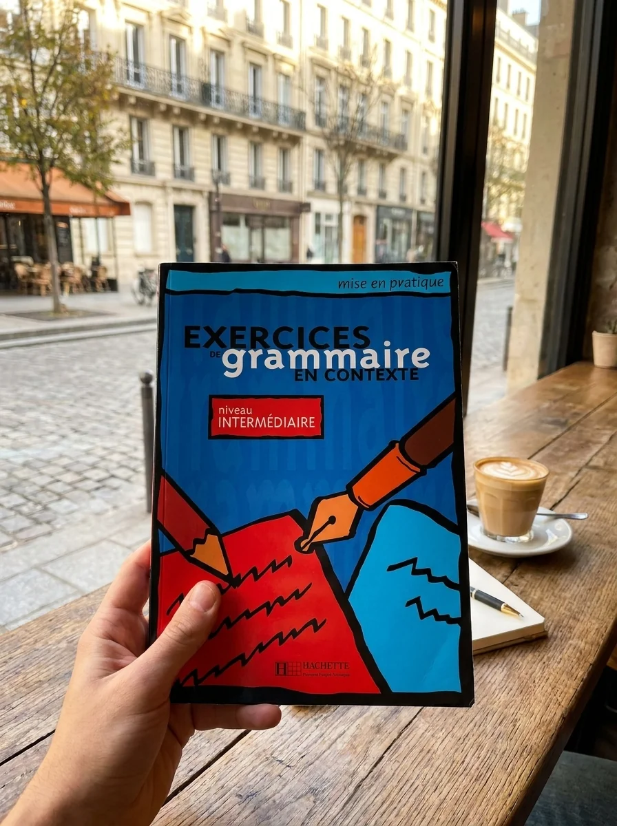 Exercices de grammaire en contexte. Livre de l'eleve A2 - niveau intermedi — Anne Akyuz, обкладинка