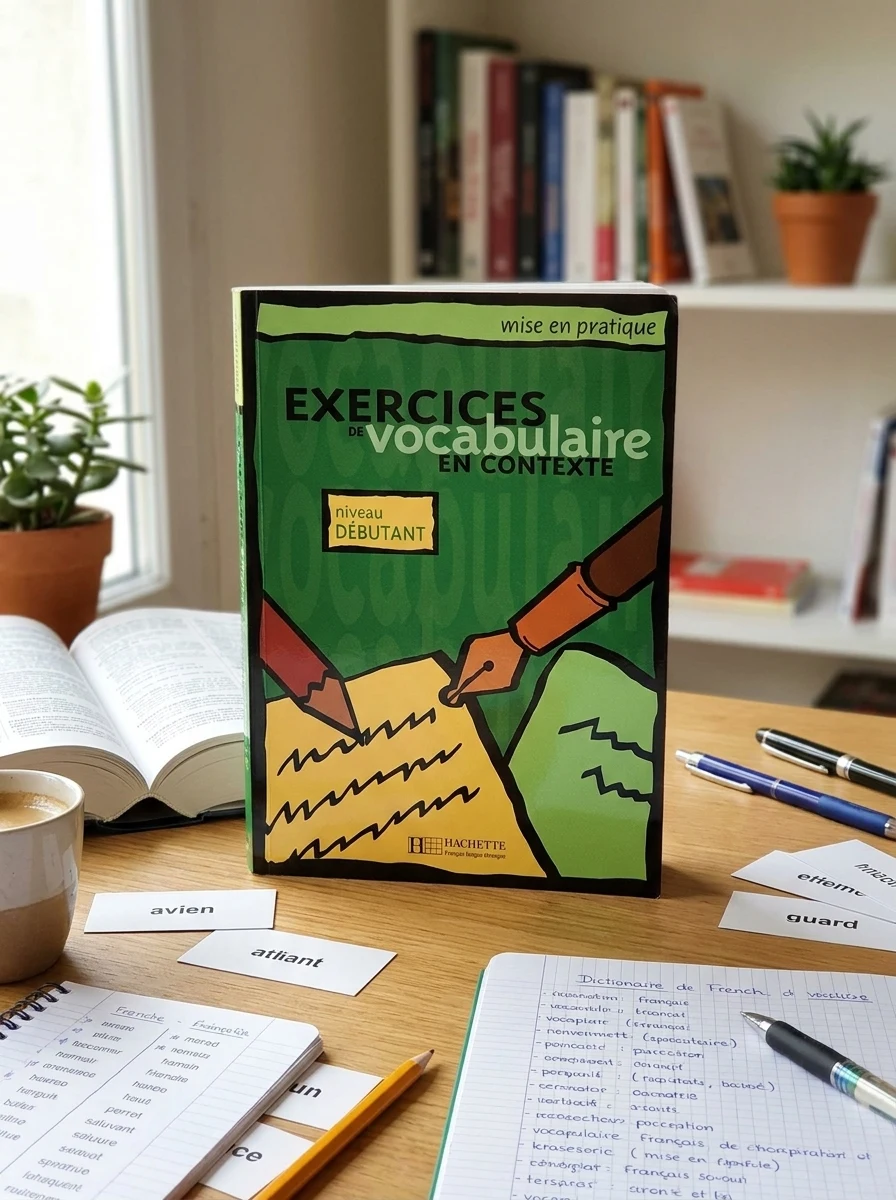 Exercices de vocabulaire en contexte: Livre de l'eleve - niveau debutant, обкладинка