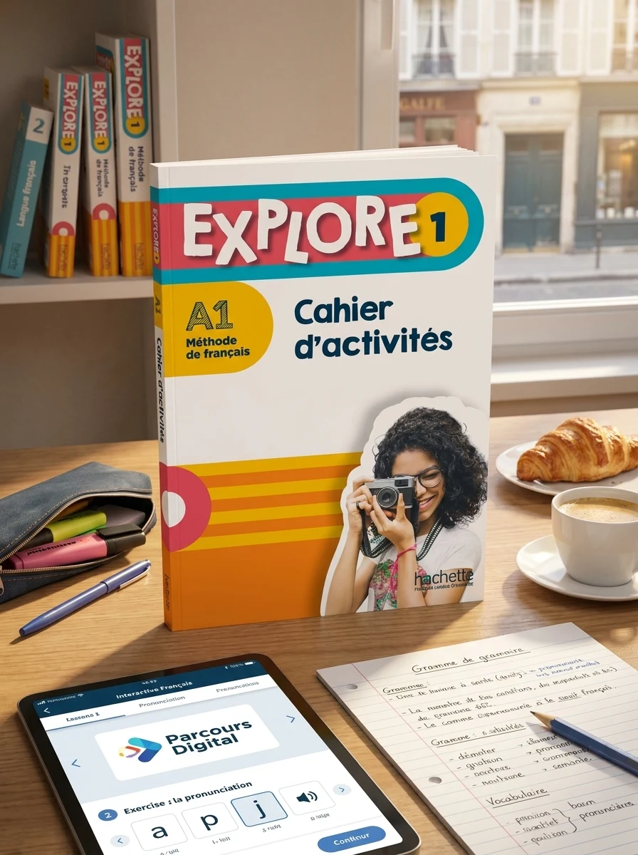 Explore: Cahier D'activites 1 + Parcours Digital — Вивчення мов
