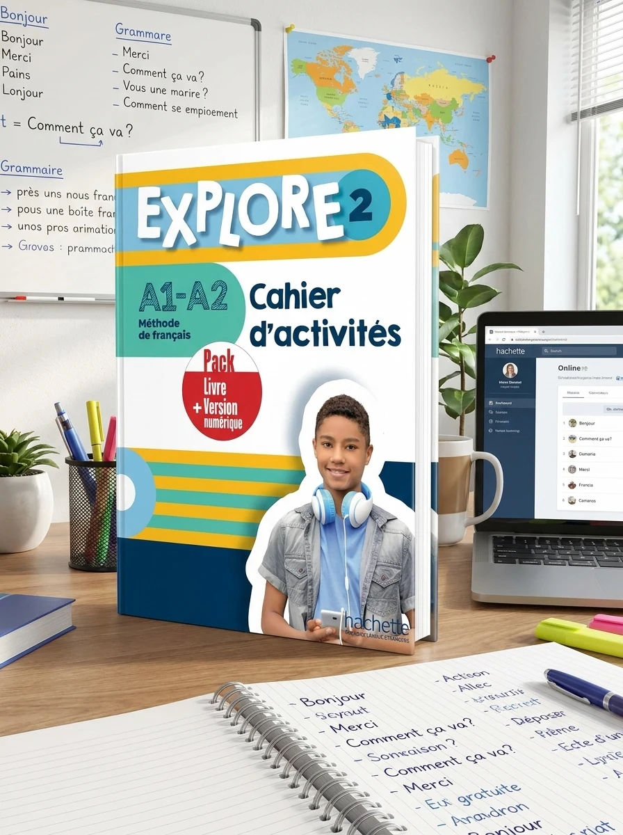 Explore: Cahier D'activites 2 + Version Numerique — Вивчення мов