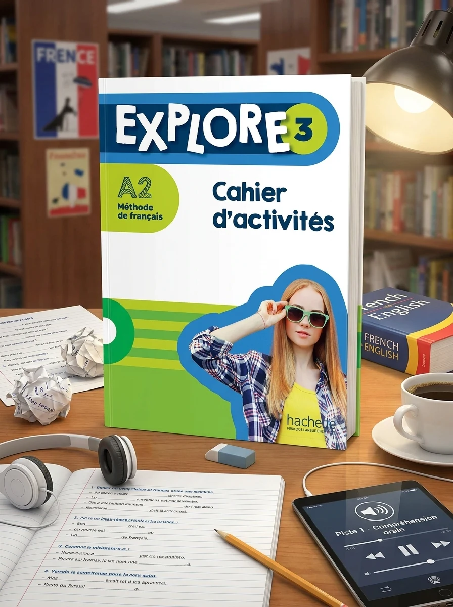 Explore: Cahier D'activites 3 + Audio Telechargeable — Вивчення мов