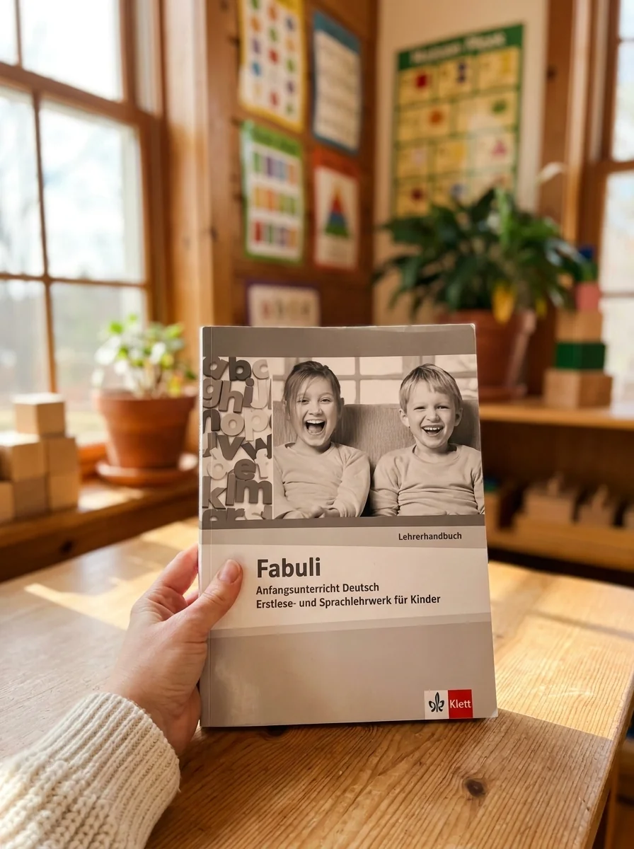 Fabuli. Книга для вчителя. Посібник німцької мови для початкової школи — Klett, обкладинка