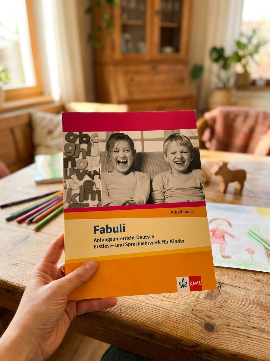 Fabuli. Робочий зошит. Початковий курс німецької мови для дітей — Зігрід Ксантос-Кретцшмер, обкладинка