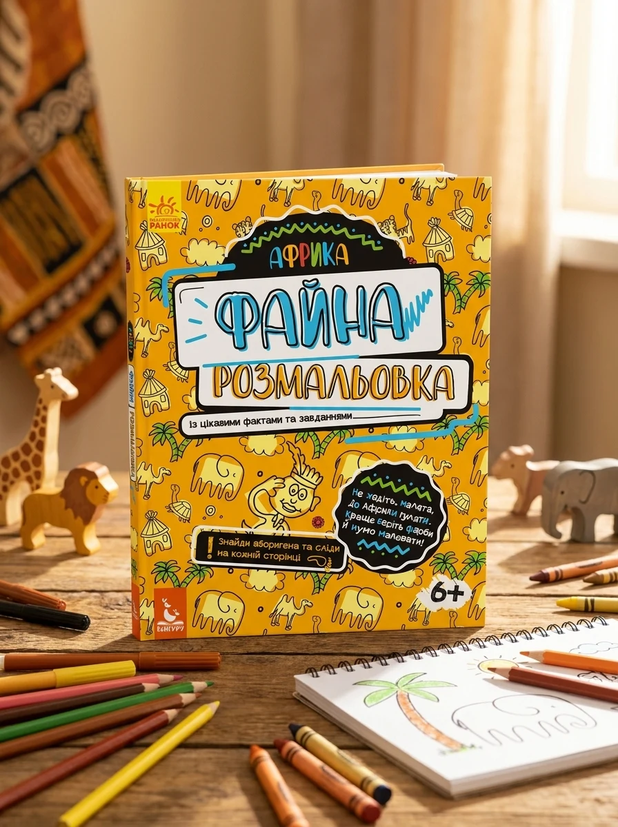 Файна розмальовка. Африка, — Дитяча література
