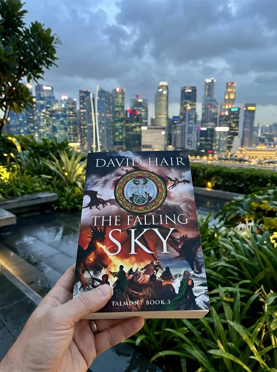 Falling Sky — David Hair, обкладинка
