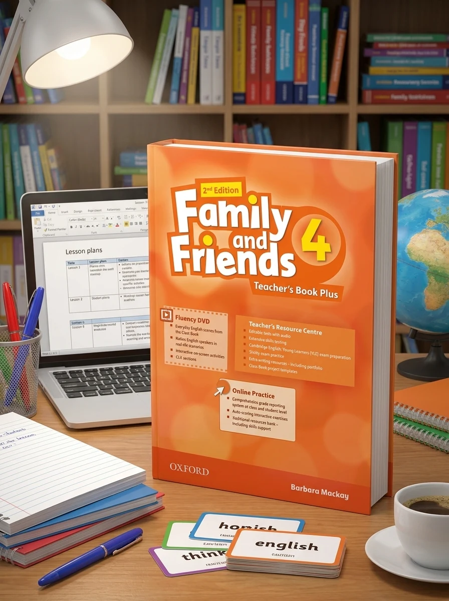 Family and Friends: 4 Second Edition. Teacher's Book Plus — Вивчення мов