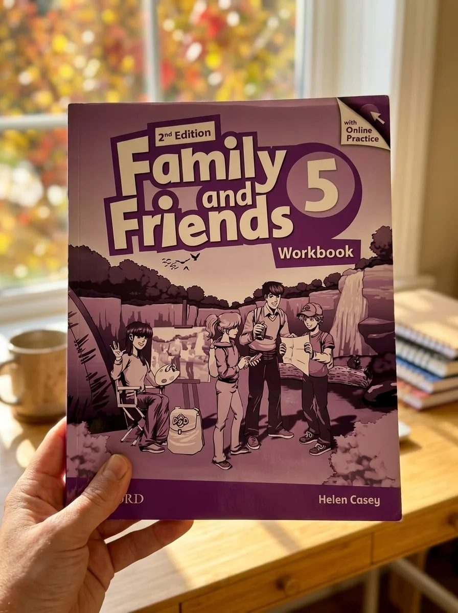 Family and Friends: 5 Workbook, обкладинка