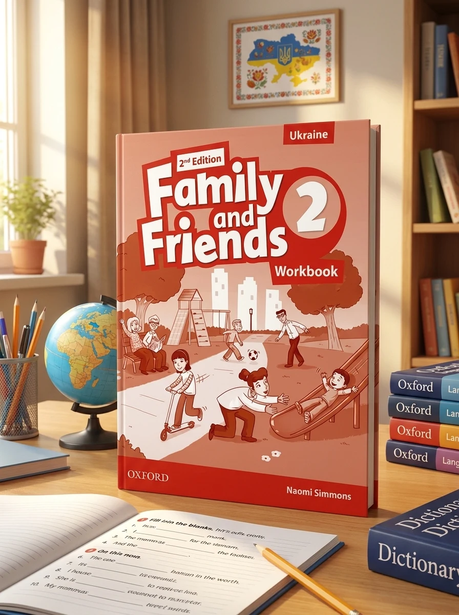 Family and Friends Level 2 Workbook (Edition for Ukraine) — фото 2