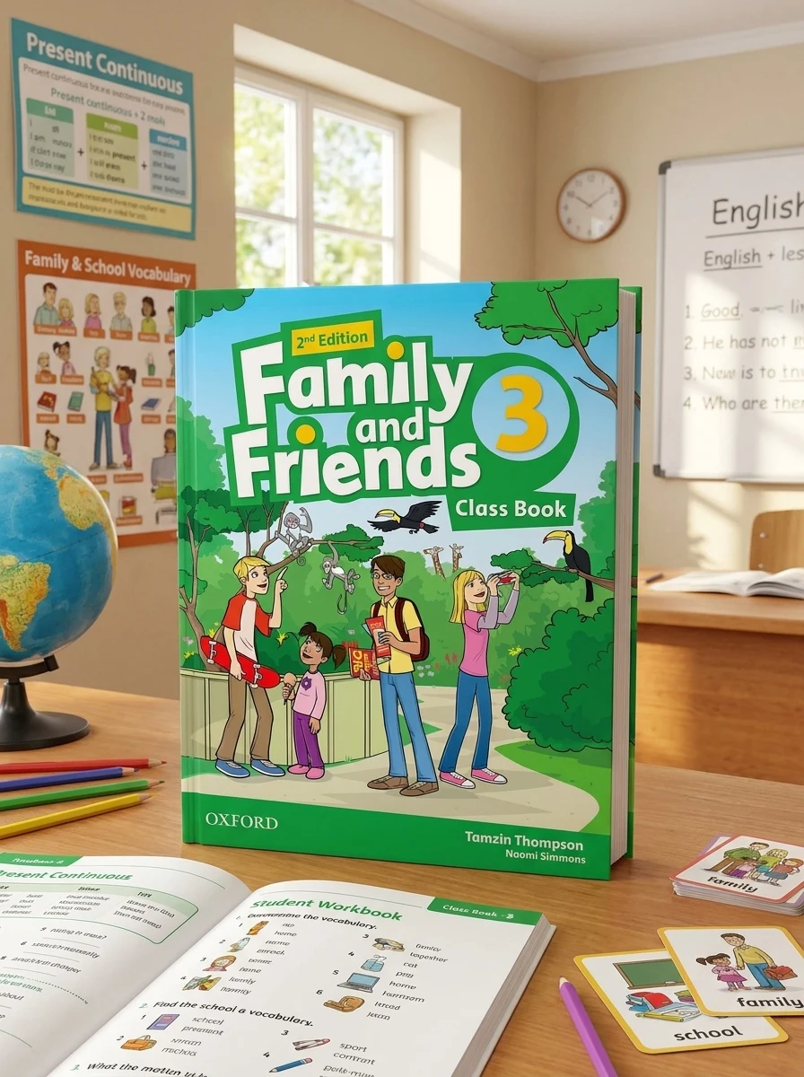 Family and Friends. Level 3. Class Book, обкладинка
