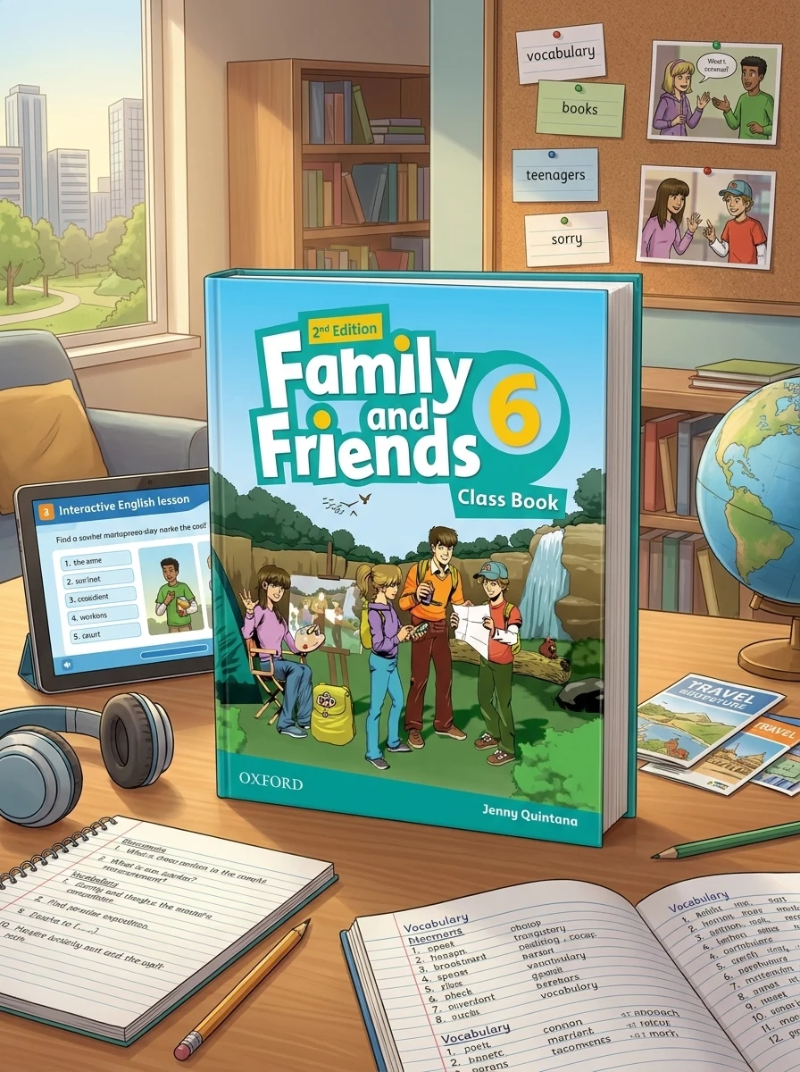 Family and Friends. Level 6. Class Book, обкладинка