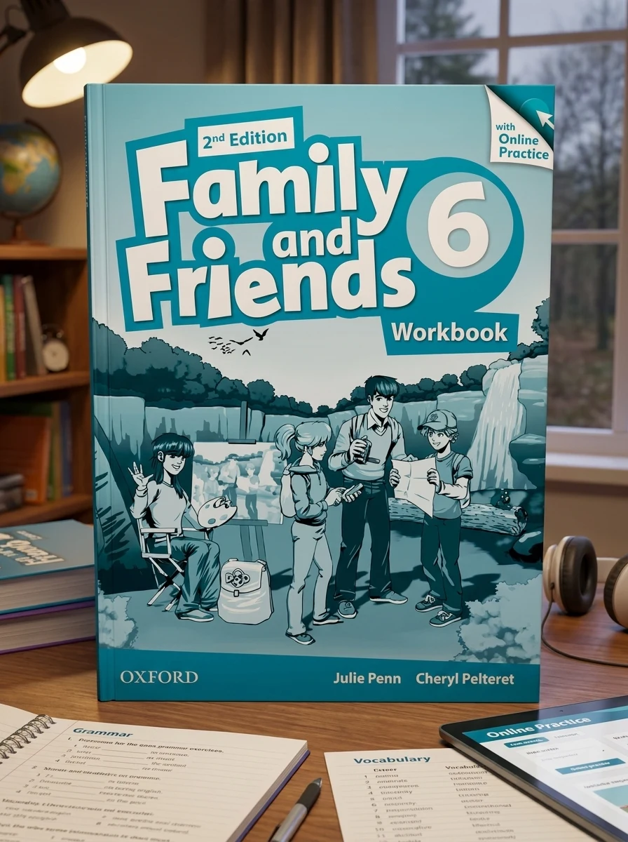 Family and Friends. Level 6. Workbook, обкладинка