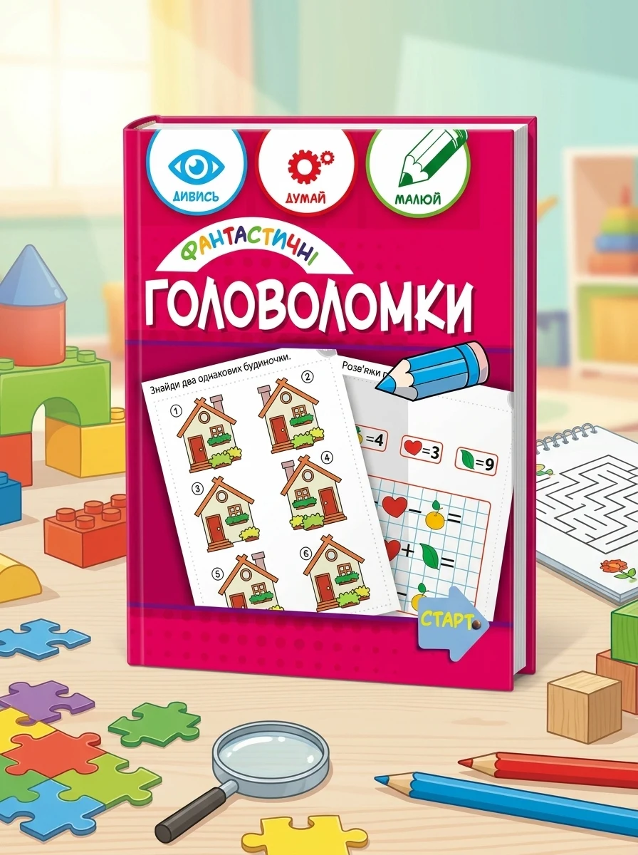 Фантастичні головоломки 6+, — Дитяча література