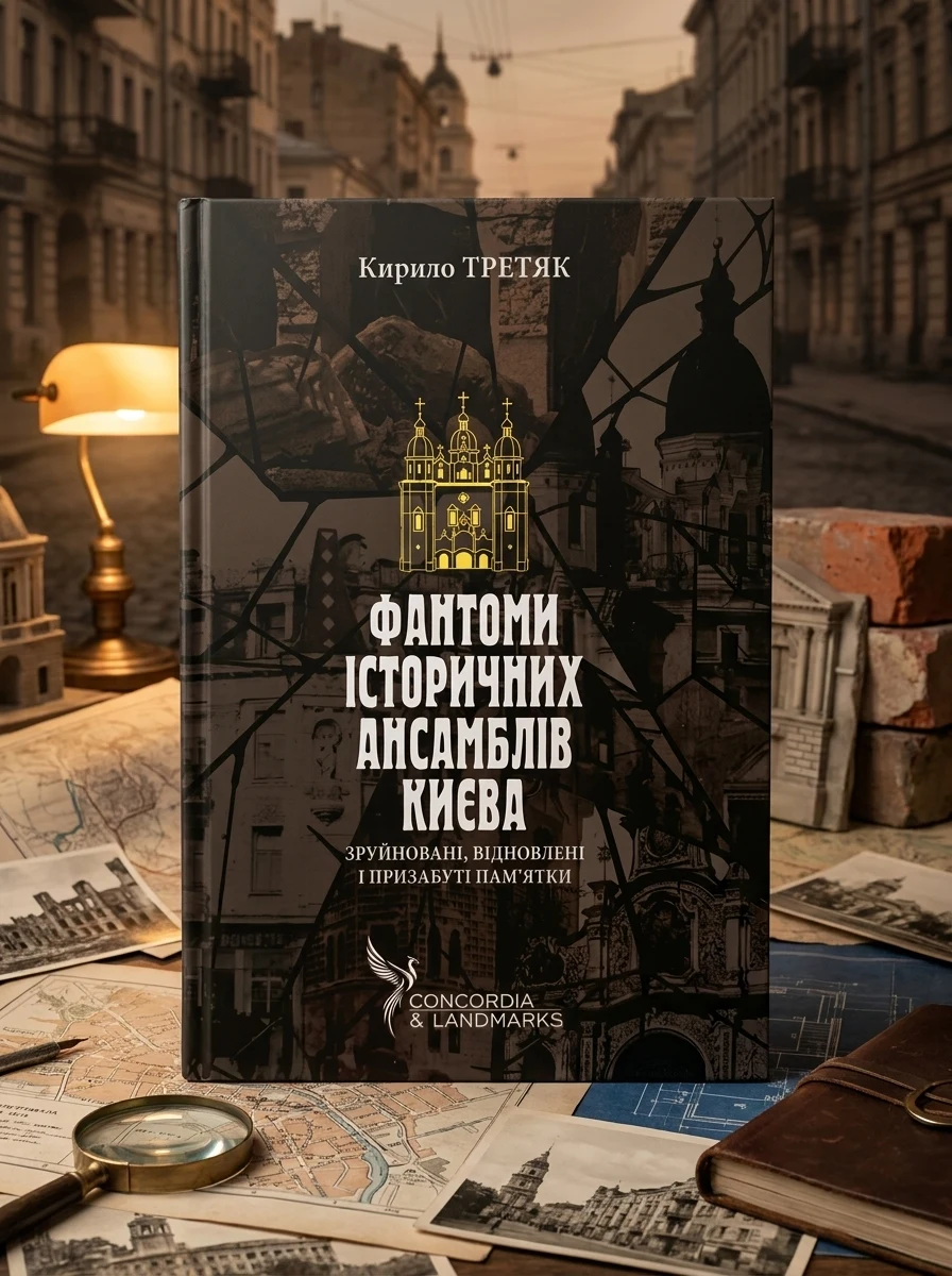 Фантоми історичних ансамблів Києва — Кирило Третяк, обкладинка