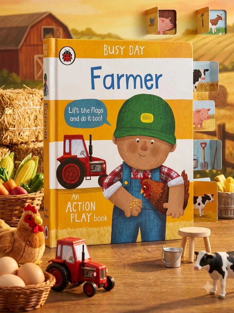 Farmer. Busy Day