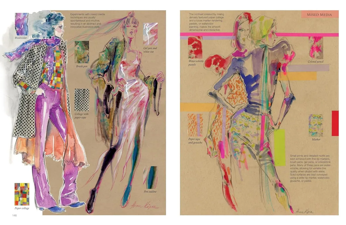 Fashion Illustration Revised Second Edition: Inspiration and Expert Techniques — Anna Kiper, фото 5