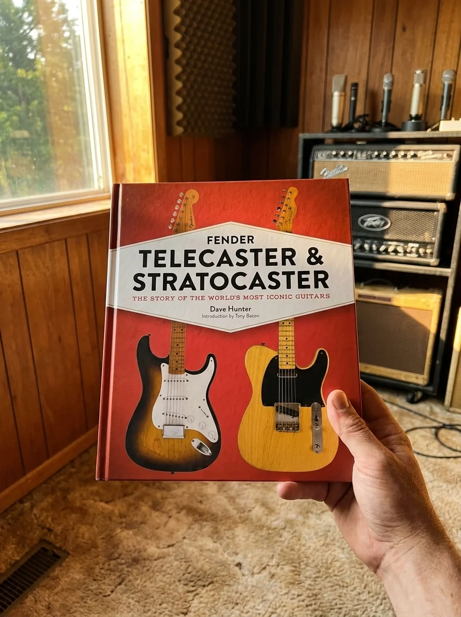 Fender Telecaster and Stratocaster: The Story of the World's Most Iconic Guitars — Dave Hunter, обкладинка