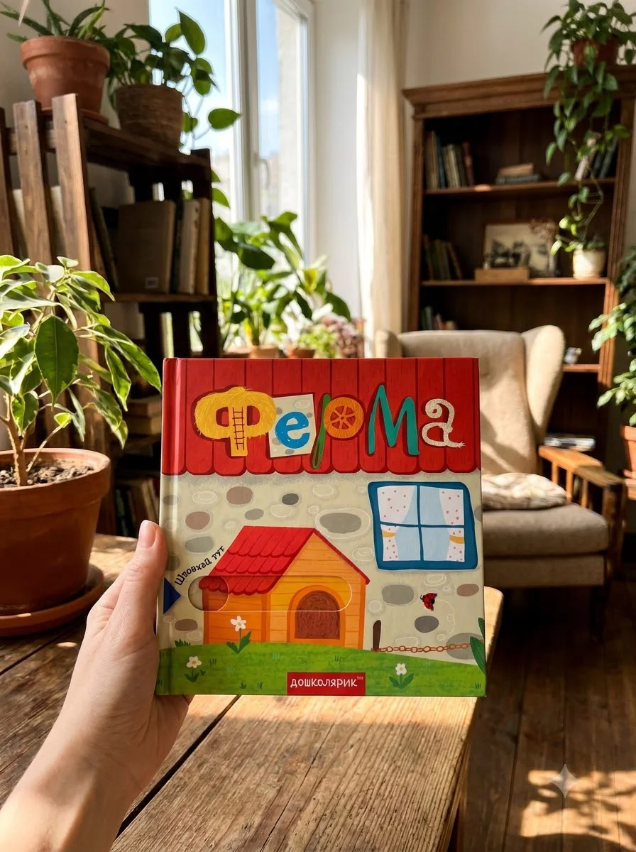 Ферма. Книжка з подвійним секретом — Розвивальні книги