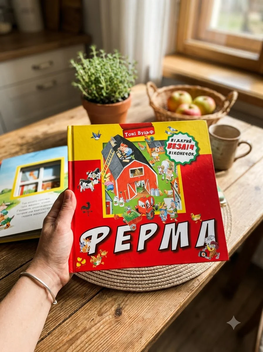 Ферма. Відкрий безліч віконечок. Тоні Вульф — Вульф Тоні, обкладинка