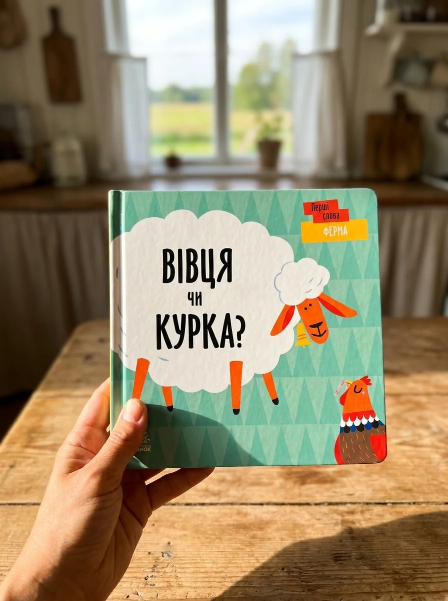 Перші слова. Ферма. Вівця чи курка? — Розвивальні книги