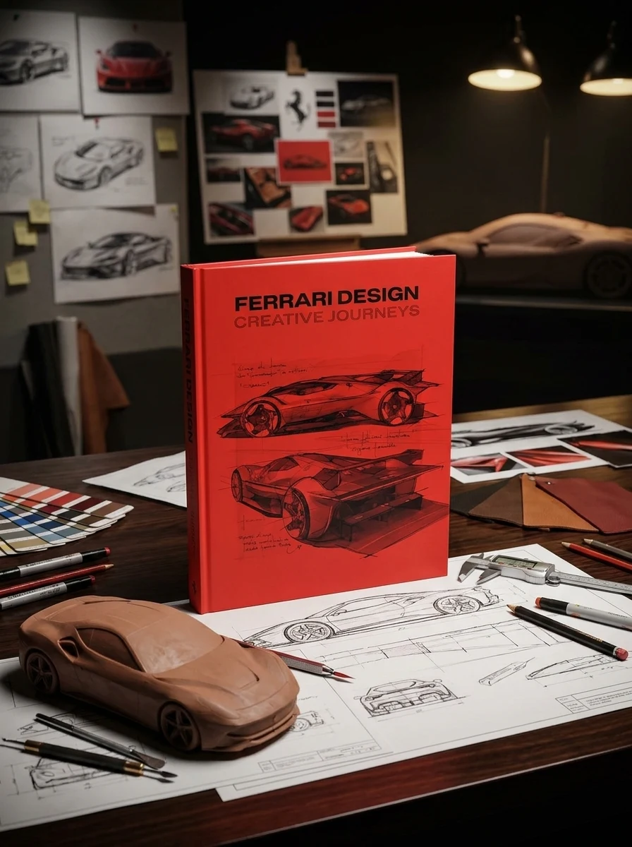 Ferrari Design. Creative Journey — Джон Елканн, обкладинка